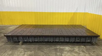 78" x 158" x 15" PORTAGE GRID TYPE LAYOUT SURFACE TABLE. STOCK # 2201319