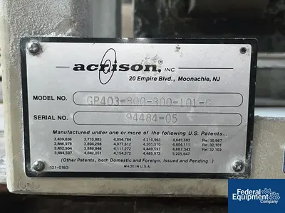 USED Acrison Acrison Gravametric Feeder, S/S