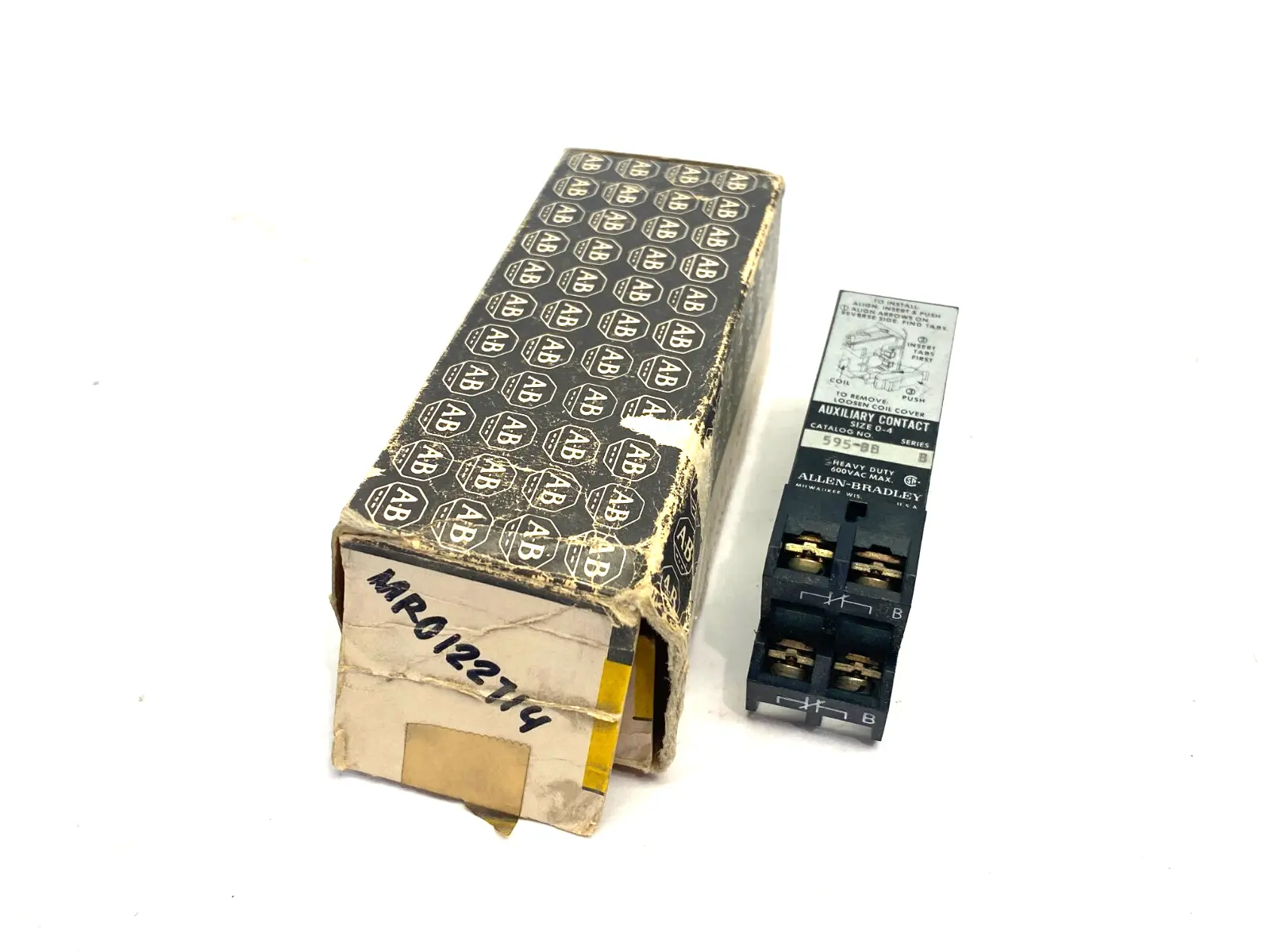 USED ALLEN-BRADLEY SER. B AUXILIARY CONTACT 2 NC