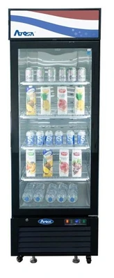 17-0104 Atosa MCF8720GR 1-Door Self Contained Freezer Merchandiser