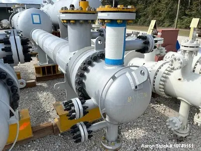 Used 272 Sq Ft Heat Exchanger, Duplex 2205 Tubes, 316L Shell, High Temp 430°F