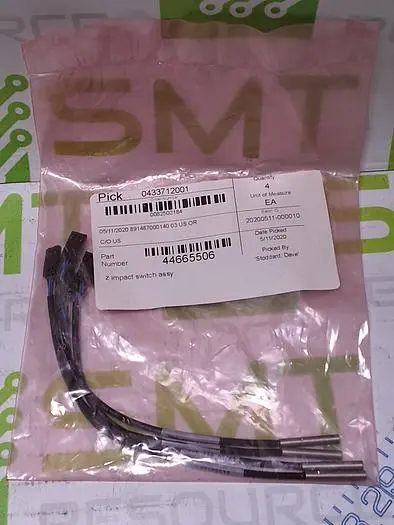 UNIVERSAL INSTRUMENTS 44665506 Z IMPACT SWITCH ASSEMBLY - BRAND NEW