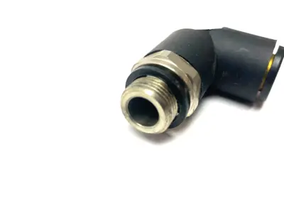 New | in-Stock PARKER PNEUMATIC PUSH-IN SWIVEL ELBOW FITTING 3/8" BSPP 12MM TUBE Hoses | Maverick Industrial Sales #1114107