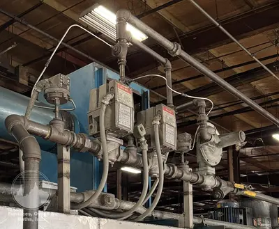 36"W x 24" High, 3-Stage Continental Equipment Belt Washer, Gas Fired, Stainless Steel