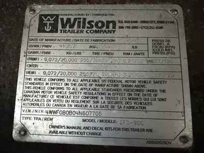 Used 2004 WILSON CFD-900 STEP DECK Flatbed Trailers Minnesota US | Carco Truck & Equipment #1543474