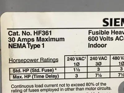 USED SIEMENS HF361