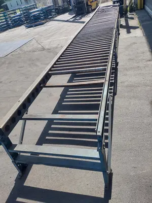 42" X 360" INFEED ROLLER CONVEYOR: STOCK #23679