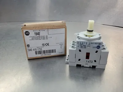 Allen Bradley 194E-A16-1753 Ser. C LoadSwitch Base Mount. 4C-25