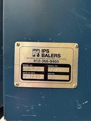 Used 2009 IPS AT864-30 Balers Indiana US | MICHAM2813 INC #1516618