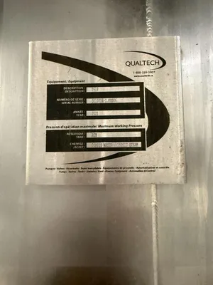 Used 2021 QUALTECH 900 Gallon Stainless Steel Tanks CA | Perry Equipment #1367980