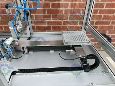 USED ROTEC PISTONMACHINE FOR VIAL CAPS / STOPPERS W/ VIBRATORY FEEDER BOWL