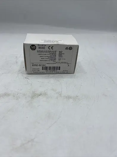 New | in-Stock INDUSTRIAL MRO ALLEN BRADLEY 855E-BCBC Automation Control (HMI) | ND Industrial Surplus #1222383