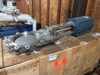Dezurik 12" 150# Knife Gate Valve Air Operated New Storeroom Spare