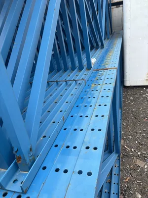42″ x 18′ Structural Steel Pallet Rack Upright Frame – Heavy-Duty Warehouse Racking End