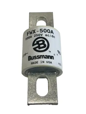 NEW LOT OF 6 COOPER/BUSSMANN FWX-500A SEMICONDUCTOR FUSE FWX500A
