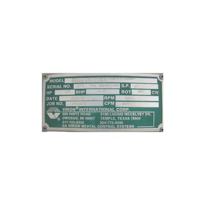 USED VIRON INTERNATIONAL CORP. VCB-1100
