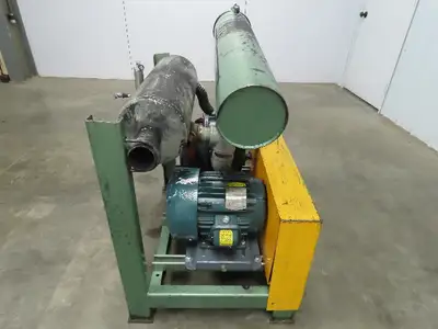 Vac-U-Max 5 Hp. Sutorbilt Fuller 4MVF Pneumatic Conveying Transfer Vacuum Blower