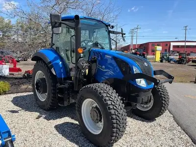New | in-Stock 2025 NEW HOLLAND T5.120 Utility Tractors Maine US | Beauregard Equipment #1511337