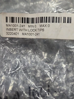 🆕️ *LOT OF 4* Sanitary .250 Disconnect Insert & Lock Tips MA1001-241⚡️🇺🇸 SHIP