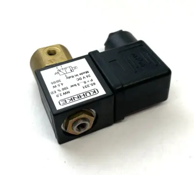 Used Kuhnke Solenoid Valve NW 2,0 24V DC 4,5W Solenoid Valves Michigan US | Maverick Industrial Sales #1398159