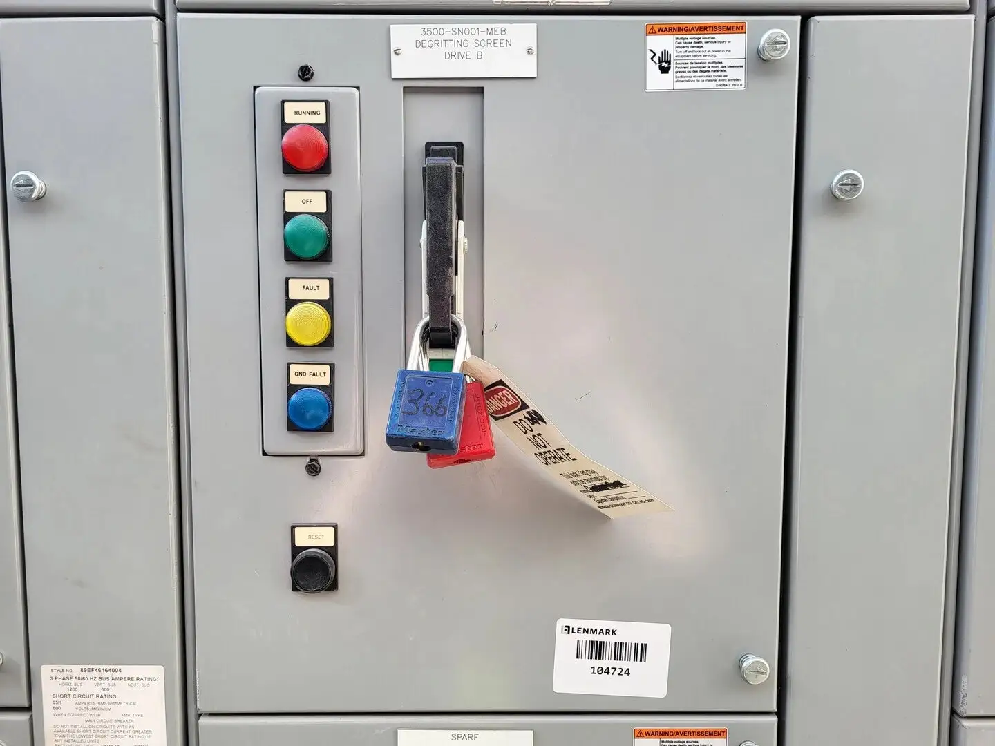 Full Voltage Non-Reversing MCC Bucket Size 2