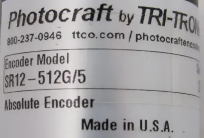 NEW TRI-TRONICS SR12-512G/5 ENCODER SR12512G5
