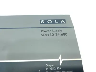 SDN 30-24-480 | Sola Hevi-Duty  Power Supply DIN Rail Mount - Used
