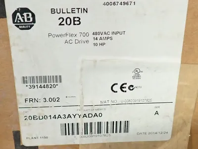 NEW ALLEN BRADLEY 20BD014A3AYYADA0