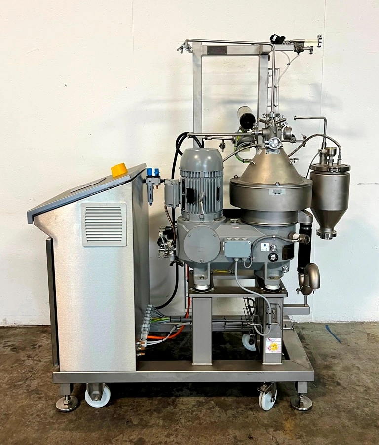 Westfalia Easyscale 10.C biotech clarifier skid, 316SS.