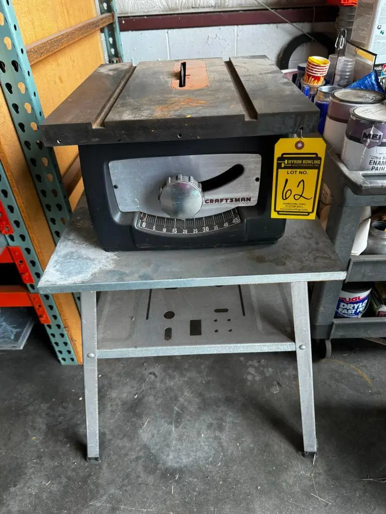 Used _UNKNOWN_ _UNKNOWN_ Woodworking Table Saws Ohio US | Myron Bowling Auctioneers Inc #1504207