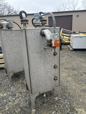 115 Gallon Stainless Steel Rectangular Liquid Storage Tank w/ Level Sensor