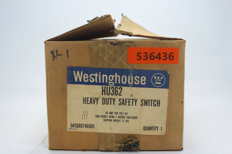New | in-Stock Westinghouse HU362 Switchgears California US | Davliegogo LLC #1707887