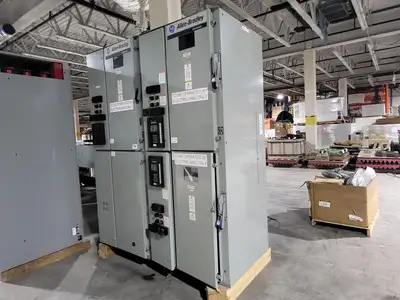 5kV/1200A Medium Voltage MCC Double Structure w/ Motor Protection Relays