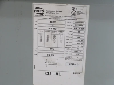 Used HPS _UNKNOWN_ Transformers Texas US | OCO Industrial #1677854