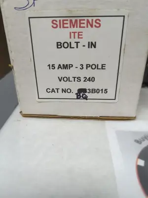 Used SIEMENS BQ3B015 Miscellaneous Equipment (Electrical & Power) | Surplus Asset Holdings #1199387