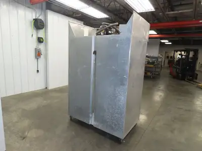 Continental 2R 2 Door Reach In Refrigerator Commercial All Stainless Steel 115V
