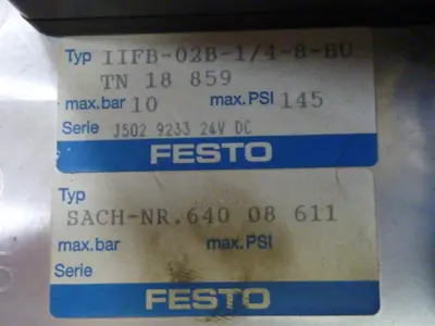 USED FESTO IFB8-02