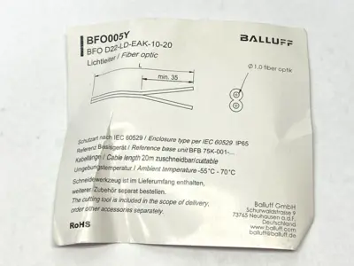 USED BALLUFF BFO005Y, BFO D22-LD-EAK-10-20