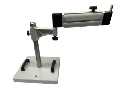Meiji Techno Microscope Stand 11" x 14" Base 14" Vertical Pole Height 38mm Dia. - For parts or not working