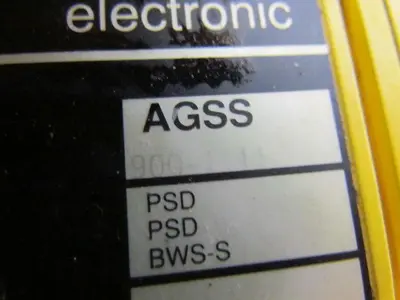 Sick AGSS900-1111 Safety Light Curtain Transmitter Sender 35" Defined Area 24VDC