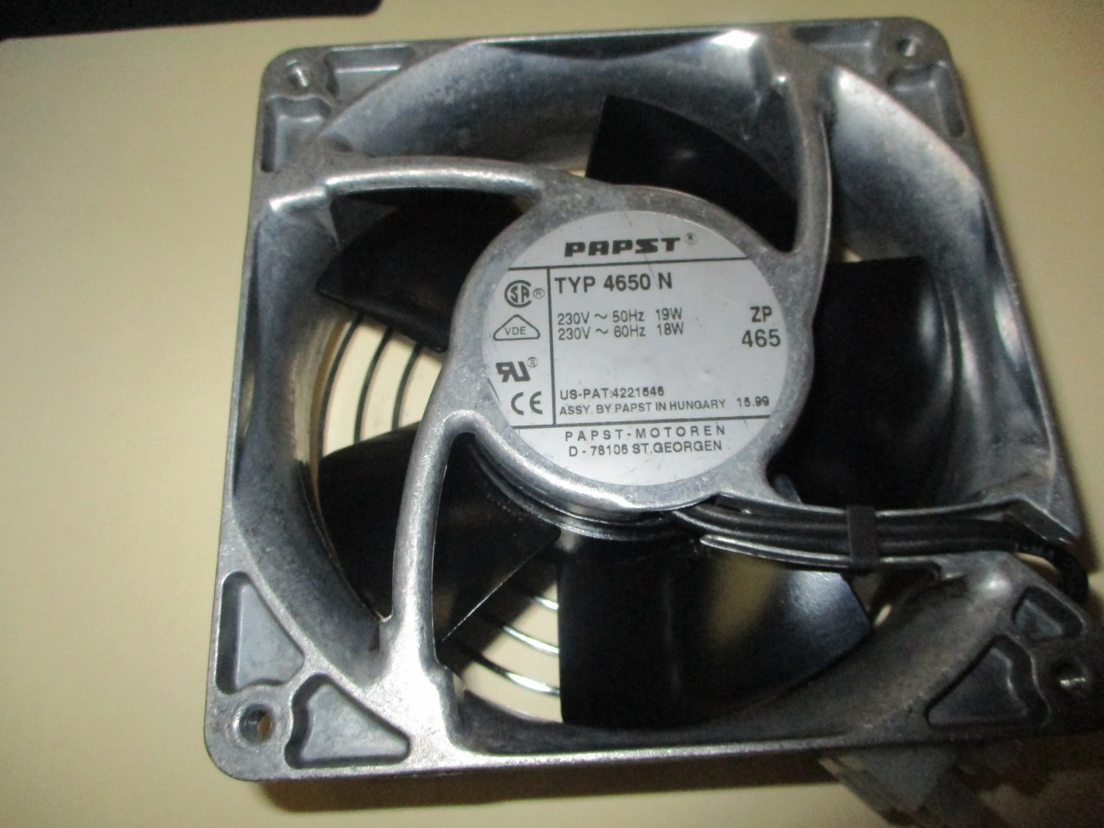 USED Papst TYP 4650 N