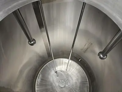 🔴 Heading to Auction May 27 - Used 550 Gallon Tank (Reactor), 316 Stainless Steel, Full Vacuum