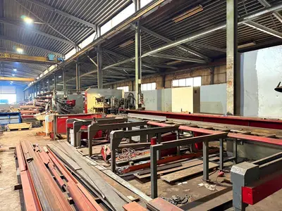 USED VOORTMAN V550A FLAT AND ANGLE PROCESSING MACHINE