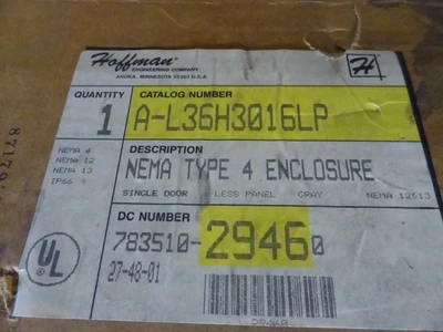 USED HOFFMAN A-L36H3016LP