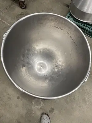 USED HOBART MIXING BOWEL WITH CART V-140QT
