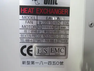 Used WEXTEN PRECISE EA-A Heat Exchangers Texas US | Aucto #1459863
