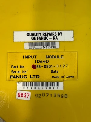Fanuc Input Module A03B-0801-C127 ID64D (4.1.4)