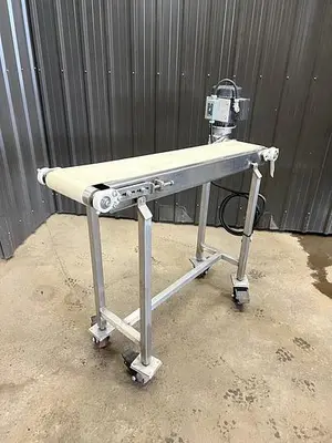 🔴 Heading to Auction May 27 - Used Belt Conveyor, 8’’ Wide X 50’’ Long