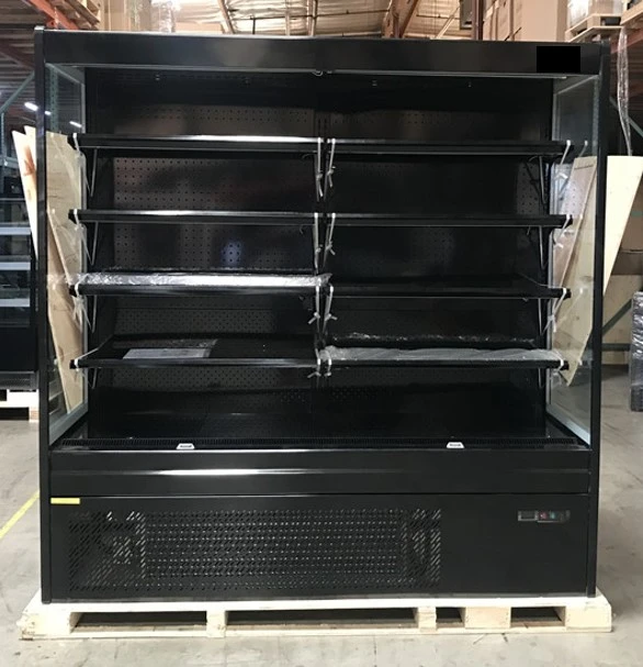 171-0023 76” Open Air Self Contained Curtain Merchandiser Cooler