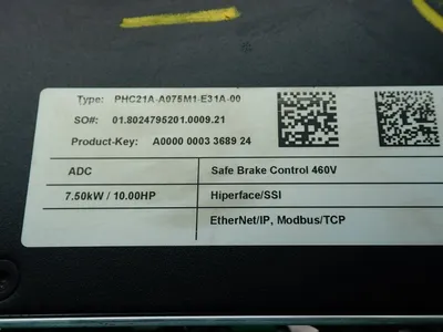 NEW SEW SERVODRIVE PHC21AA075M1E31A00